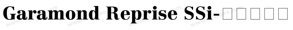 Garamond Reprise SSi字体转换